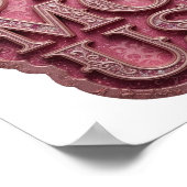 Poster Conception rose FAMOUS (Coin)