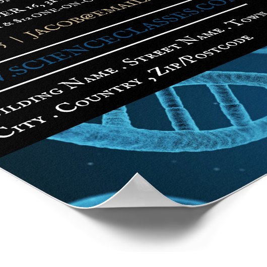 Poster Conception scientifique, Cours de sciences Publici (Coin)