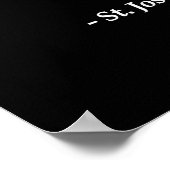 Poster Conception silencieuse de Saint Joseph Citation de (Coin)