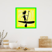 Poster Conception silhouette de la pédale (Cuisine)