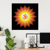 Poster Conception spirituelle de l'Om (Bureau à domicile)
