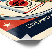 Poster Conception streamline de Raymond Loewy (Coin)