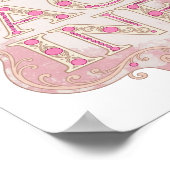 Poster Conception sur mesure IM AGINE en or accrocheuse (Coin)