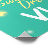 Poster Conception Sweet Dreams pour les enfants. (Coin)