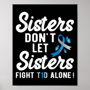 Poster Conception T1D Pour Soeurs De Soutien Type 1 Diabè