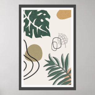 Poster Conception tendance abstraite