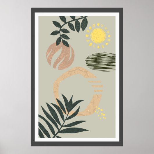 Poster Conception tendance abstraite (Devant)