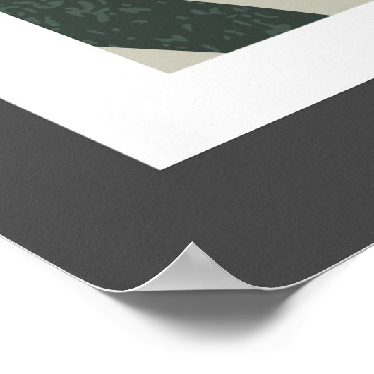 Poster Conception tendance abstraite (Coin)