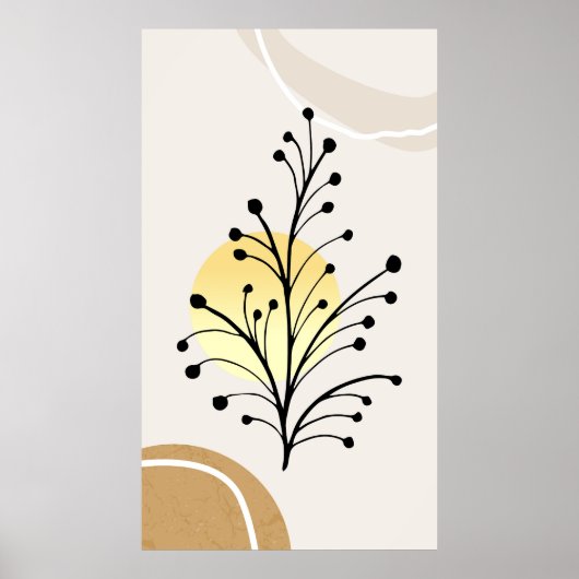 Poster Conception tendance moderne (Devant)