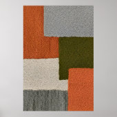 Poster Conception traditionnelle inspirée du tapis (Devant)