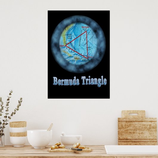 Poster conception triangulaire bermuda (Cuisine)