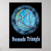 Poster conception triangulaire bermuda (Devant)