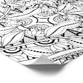 Poster Conception tribale inspirée 2 (Coin)