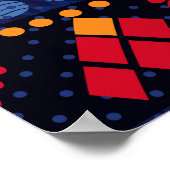 Poster Conception Tribale : Motif multifonctionnel sans f (Coin)