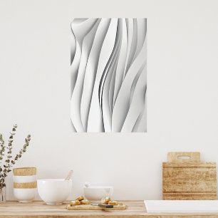 Poster Conception vagues futuristes - quotidien, futurist