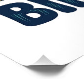 Poster Conception vectorielle sous-marine de tortue marin (Coin)