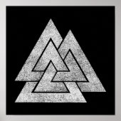 Poster Conception viking Valknut (Devant)