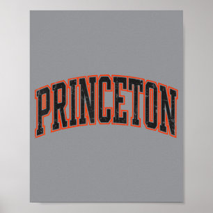 Poster Conception vintage de Princeton New Jersey Hommes