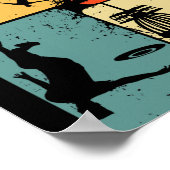 Poster Conceptions de disque de golf de disque cool et id (Coin)
