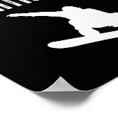 Poster Conceptions de enfants de snowboard d'amateurs de  (Coin)