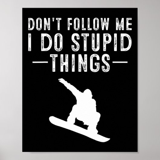 Poster Conceptions de enfants de snowboard d'amateurs de  (Devant)