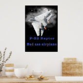 Poster Conceptions de F-22 Raptor (Cuisine)