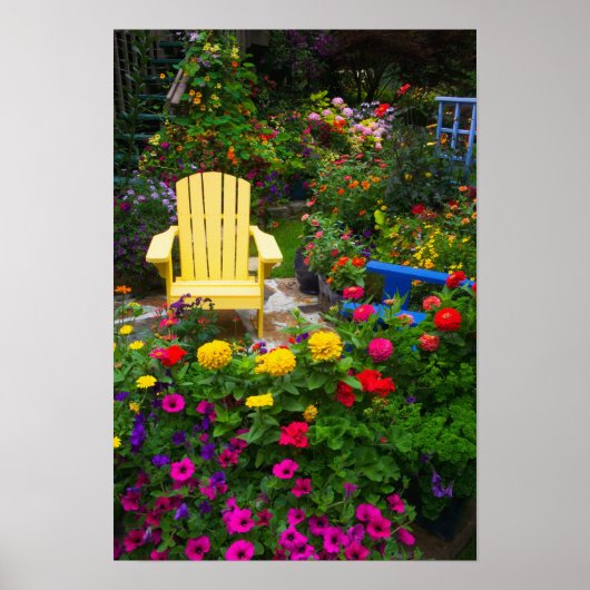Poster Conceptions de jardin dans notre jardin Sammamish, (Devant)