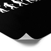 Poster Conceptions de surf amusantes pour hommes femmes A (Coin)