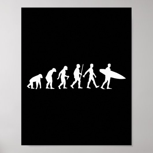 Poster Conceptions de surf amusantes pour hommes femmes A (Devant)