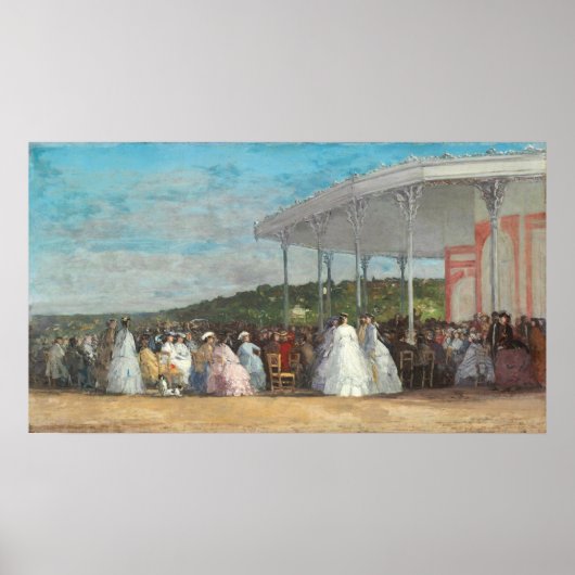 Poster Concert au Casino - Eugène Boudin Art (Devant)