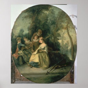 Poster Concert dans le parc, 1725