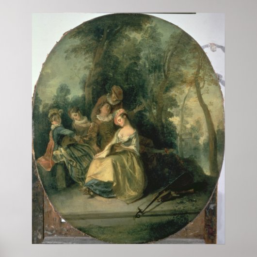 Poster Concert dans le parc, 1725 (Devant)