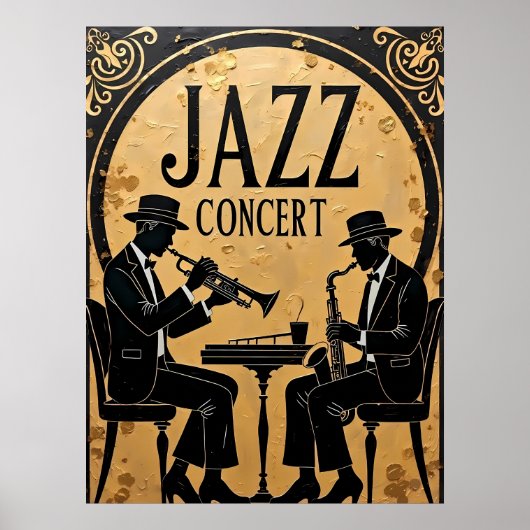 Poster Concert de jazz (Devant)