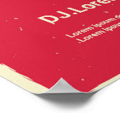 Poster Concert de musique rétro faire-part Invitation (Coin)