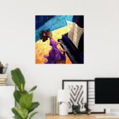 Poster Concert de piano (Bureau à domicile)