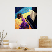 Poster Concert de piano (Cuisine)