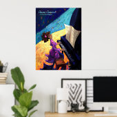 Poster Concert de piano (Bureau à domicile)