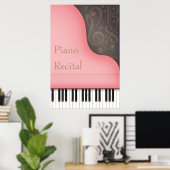 Poster Concert ou considérant personnalisable pour grand  (Bureau à domicile)