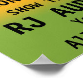 Poster Concert personnalisable (Coin)