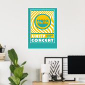 POSTER CONCERT UNITÉ DE PAWNEE EAGLETON (Bureau à domicile)