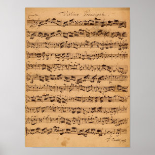 Poster Concertos de Brandenburger, no 5 D-Dur, 1721