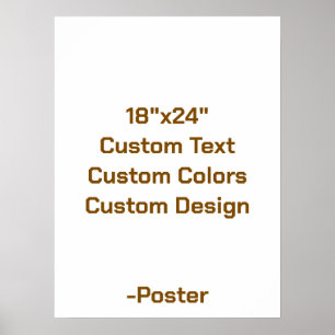Poster Concevez votre propre 18"x24" mat