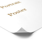 Poster Concevez votre propre 5"x7" (Coin)