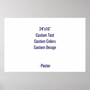 Poster Concevez votre propre 61x40 cm mat