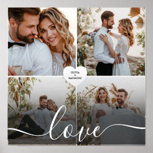 Poster Concevez votre propre amour Collage de photos