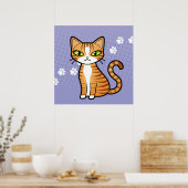 Poster Concevez votre propre chat de dessin (Cuisine)