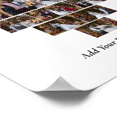 Poster Concevez votre propre coeur d'amour en forme de co (Coin)