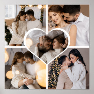 Poster Concevez Votre Propre Collage De 5 Photos