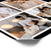 Poster Concevez votre propre collage de 8 photos (Coin)