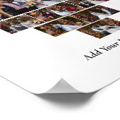 Poster Concevez Votre Propre Collage De Photos En Forme D (Coin)